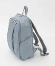 BKRAG02160 MK MICHEL KLEIN BAG(MK ミッシェルクラン バッグ) [15L/撥水/A4収納可]フロントタックデザインコンパクトリュック ライトブルー