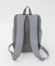 BKRAG02160 MK MICHEL KLEIN BAG(MK ミッシェルクラン バッグ) [15L/撥水/A4収納可]フロントタックデザインコンパクトリュック ライトブルー