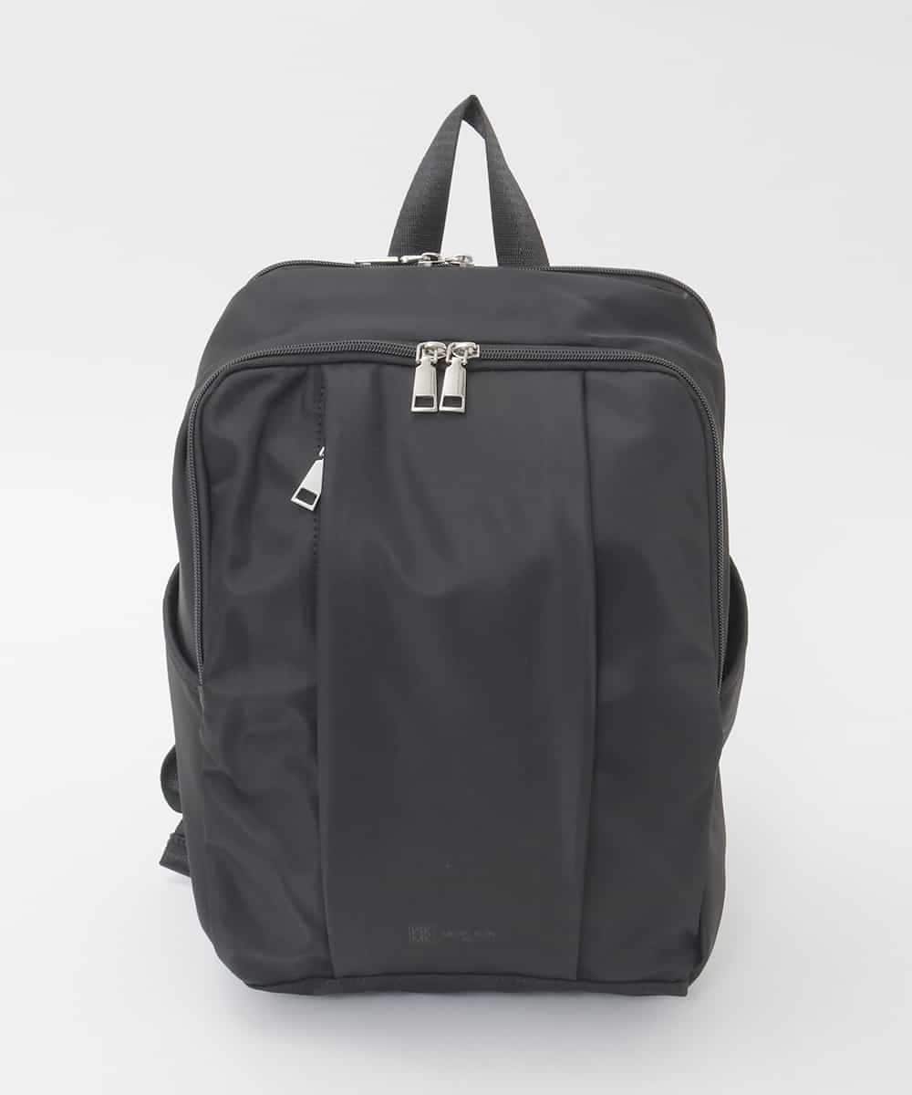 BKRAG02160 MK MICHEL KLEIN BAG(MK ミッシェルクラン バッグ) [15L/撥水/A4収納可]フロントタックデザインコンパクトリュック ブラック
