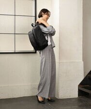 BKRAG03180 MK MICHEL KLEIN BAG(MK ミッシェルクラン バッグ) [23L/撥水/A4収納可]フロントタックデザインリュック グレー