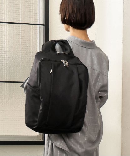 BKRAG03180 MK MICHEL KLEIN BAG [23L/撥水/A4収納可]フロントタックデザインリュック