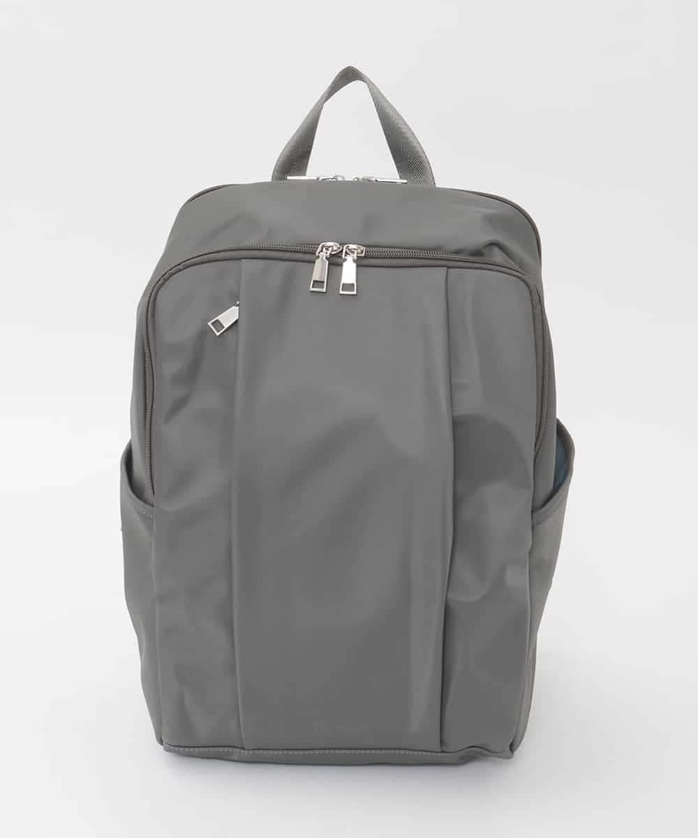 BKRAG03180 MK MICHEL KLEIN BAG(MK ミッシェルクラン バッグ) [23L/撥水/A4収納可]フロントタックデザインリュック グレー