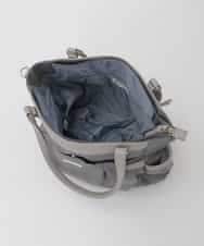 BKRAG31180 MK MICHEL KLEIN BAG(MK ミッシェルクラン バッグ) [2WAY/撥水/A4収納可]サイドポケットパイピングバッグ ブルーグレー×ライトグレー