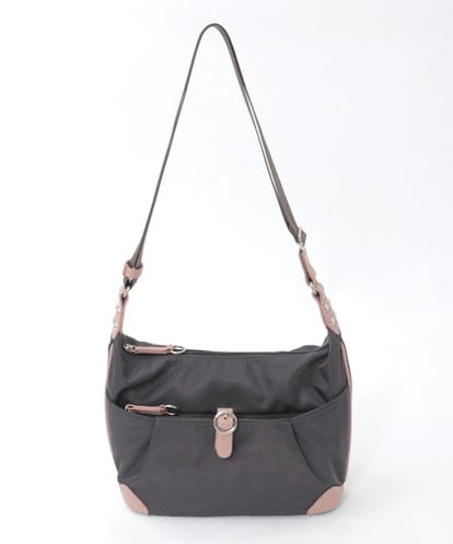 BKRAG81150 MK MICHEL KLEIN BAG [撥水/軽量]レザーポイントナイロンショルダーバッグ
