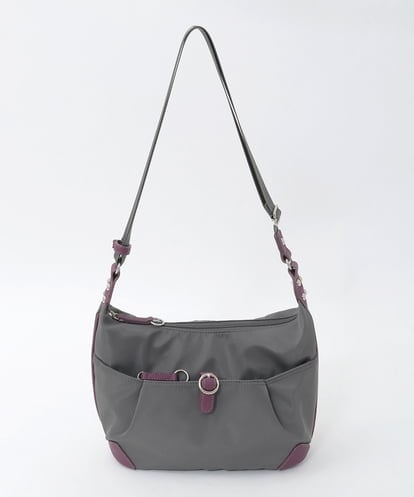 BKRAG81150 MK MICHEL KLEIN BAG [撥水/軽量]レザーポイントナイロンショルダーバッグ