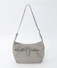 BKRAG81150 MK MICHEL KLEIN BAG(MK ミッシェルクラン バッグ) [撥水/軽量]レザーポイントナイロンショルダーバッグ ブラック×ネイビー