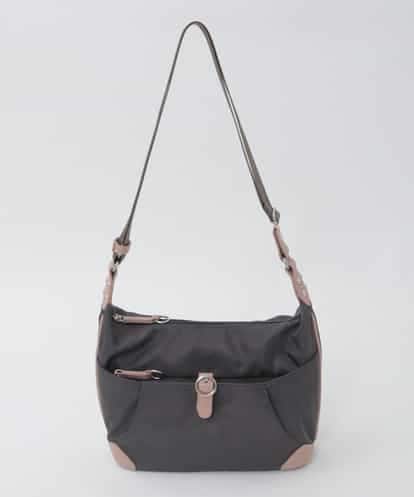 BKRAG81150 MK MICHEL KLEIN BAG 【撥水/軽量】レザーポイントナイロンショルダーバッグ