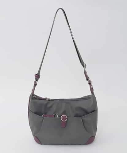 BKRAG81150 MK MICHEL KLEIN BAG 【撥水/軽量】レザーポイントナイロンショルダーバッグ