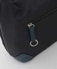 BKRAG81150 MK MICHEL KLEIN BAG(MK ミッシェルクラン バッグ) 【撥水/軽量】レザーポイントナイロンショルダーバッグ ホワイト