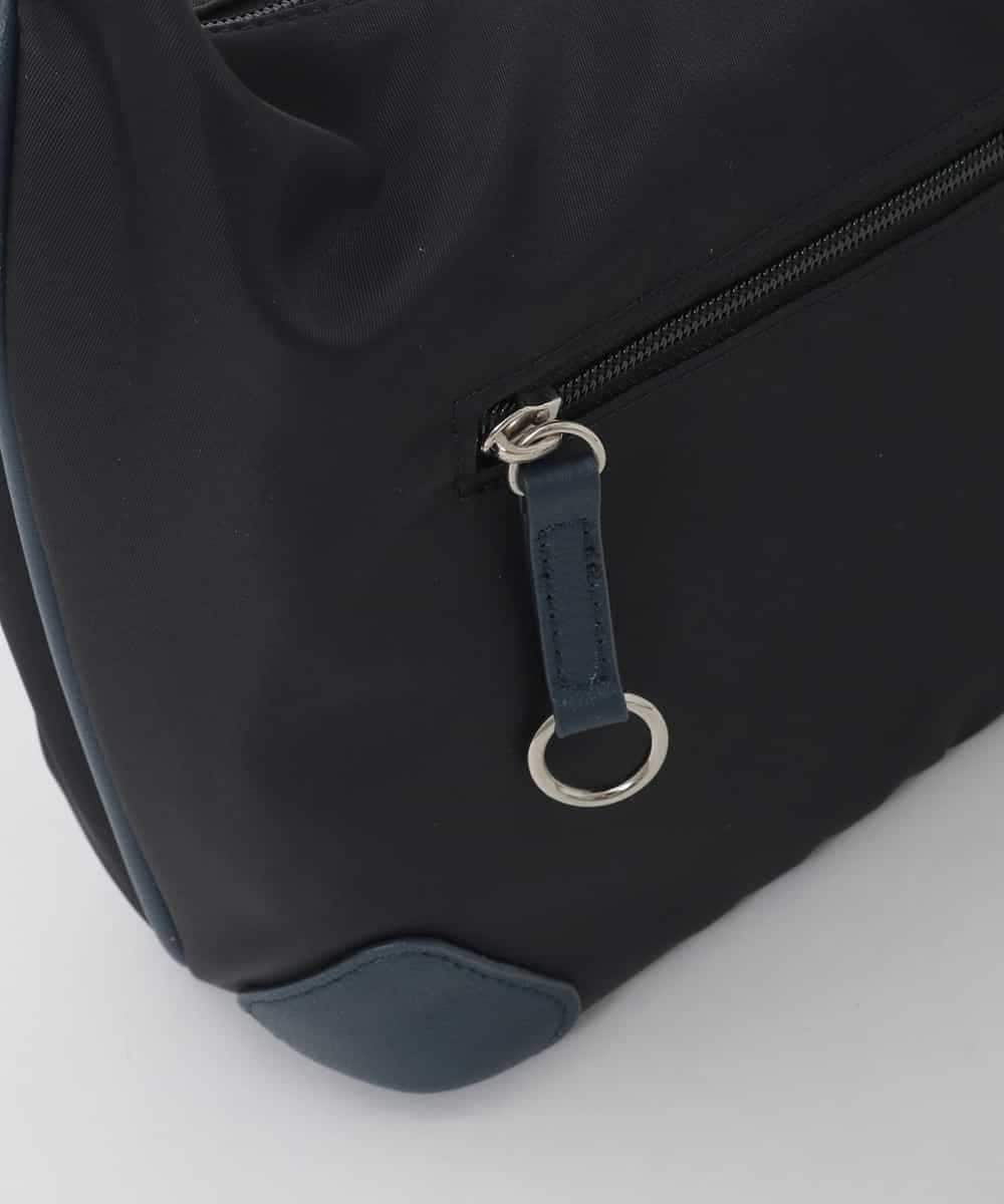 BKRAG81150 MK MICHEL KLEIN BAG(MK ミッシェルクラン バッグ) 【撥水/軽量】レザーポイントナイロンショルダーバッグ ホワイト