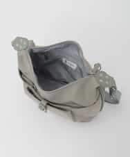 BKRAG81150 MK MICHEL KLEIN BAG(MK ミッシェルクラン バッグ) 【撥水/軽量】レザーポイントナイロンショルダーバッグ ホワイト