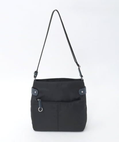 BKRAG90150 MK MICHEL KLEIN BAG [撥水/軽量]アクセントレザースクエアショルダーバッグ