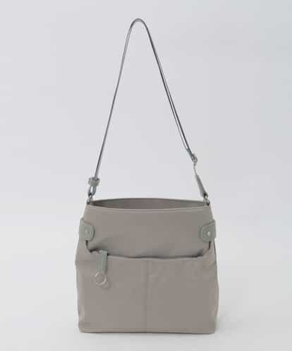 BKRAG90150 MK MICHEL KLEIN BAG 【撥水/軽量】アクセントレザースクエアショルダーバッグ