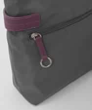 BKRAG90150 MK MICHEL KLEIN BAG(MK ミッシェルクラン バッグ) 【撥水/軽量】アクセントレザースクエアショルダーバッグ グレー