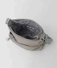 BKRAG90150 MK MICHEL KLEIN BAG(MK ミッシェルクラン バッグ) 【撥水/軽量】アクセントレザースクエアショルダーバッグ グレー