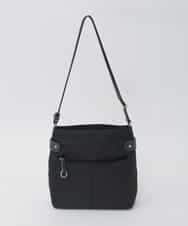 BKRAG90150 MK MICHEL KLEIN BAG(MK ミッシェルクラン バッグ) 【撥水/軽量】アクセントレザースクエアショルダーバッグ ホワイト