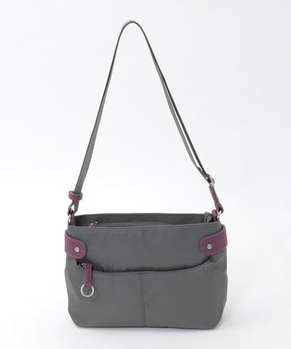 BKRAG91140 MK MICHEL KLEIN BAG [撥水/軽量]アクセントレザーコンパクトショルダーバッグ