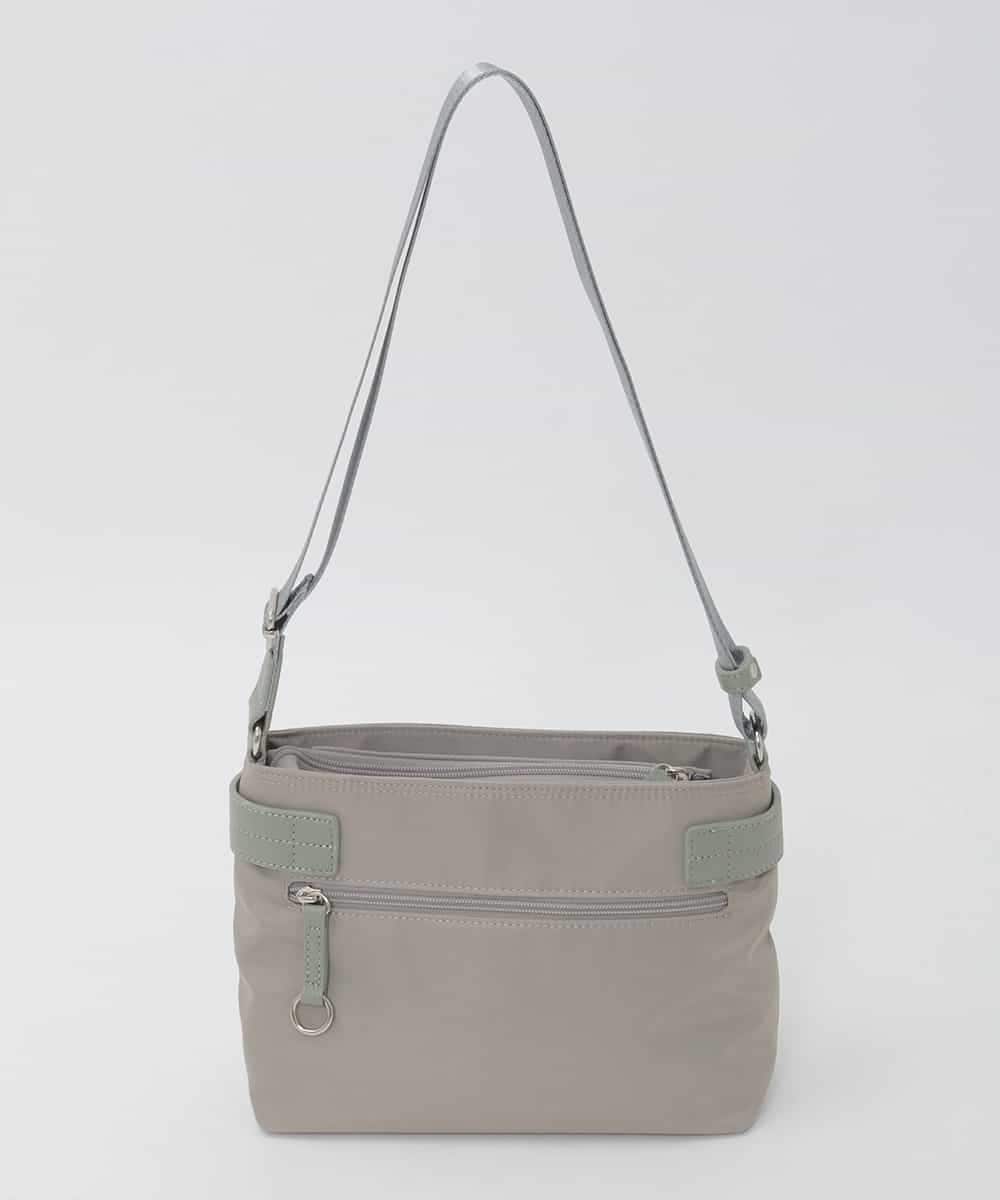 BKRAG91140 MK MICHEL KLEIN BAG(MK ミッシェルクラン バッグ) 【撥水/軽量】アクセントレザーコンパクトショルダーバッグ グリーン