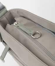 BKRAG91140 MK MICHEL KLEIN BAG(MK ミッシェルクラン バッグ) 【撥水/軽量】アクセントレザーコンパクトショルダーバッグ グリーン