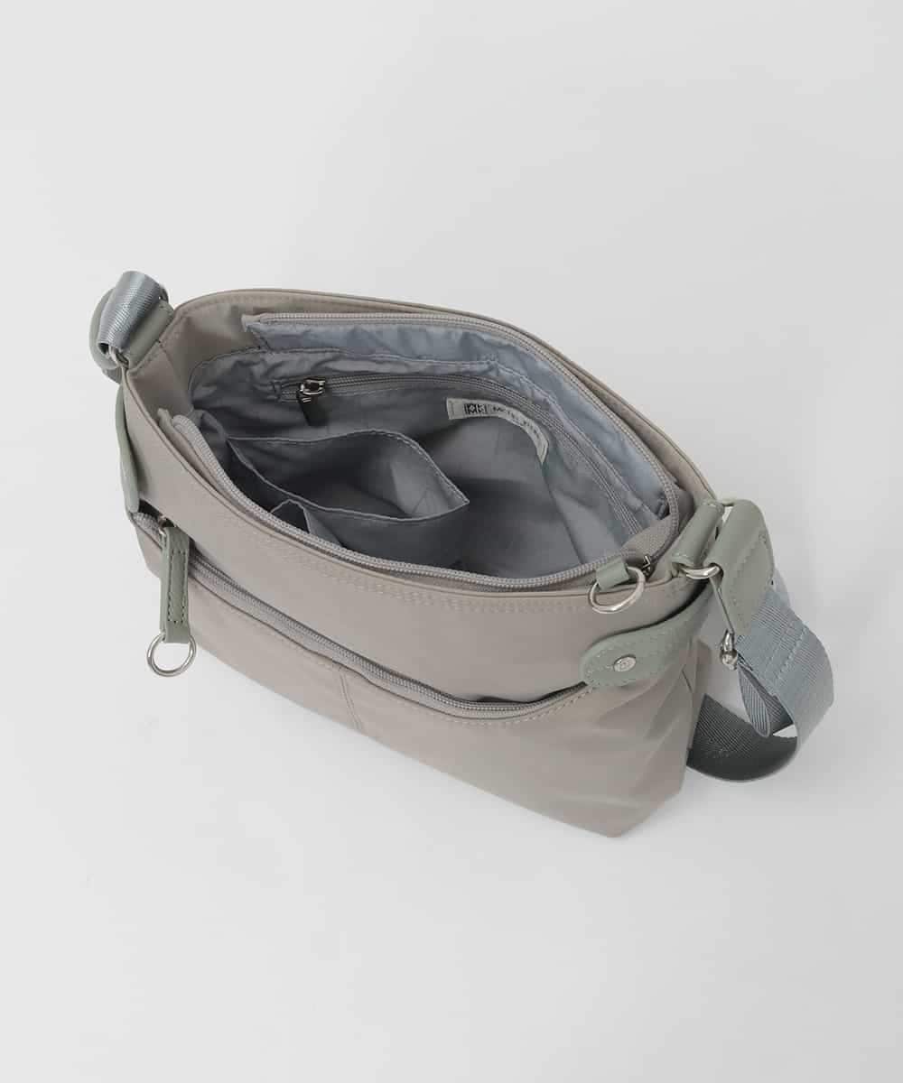 BKRAG91140 MK MICHEL KLEIN BAG(MK ミッシェルクラン バッグ) 【撥水/軽量】アクセントレザーコンパクトショルダーバッグ グリーン