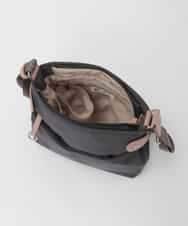 BKRAG91140 MK MICHEL KLEIN BAG(MK ミッシェルクラン バッグ) 【撥水/軽量】アクセントレザーコンパクトショルダーバッグ グリーン