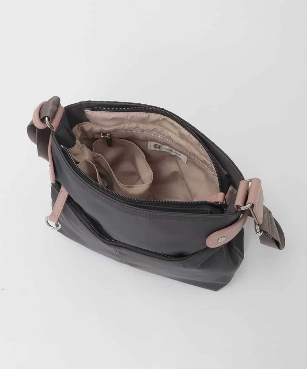 BKRAG91140 MK MICHEL KLEIN BAG(MK ミッシェルクラン バッグ) 【撥水/軽量】アクセントレザーコンパクトショルダーバッグ グリーン