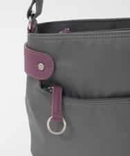 BKRAG91140 MK MICHEL KLEIN BAG(MK ミッシェルクラン バッグ) 【撥水/軽量】アクセントレザーコンパクトショルダーバッグ グリーン