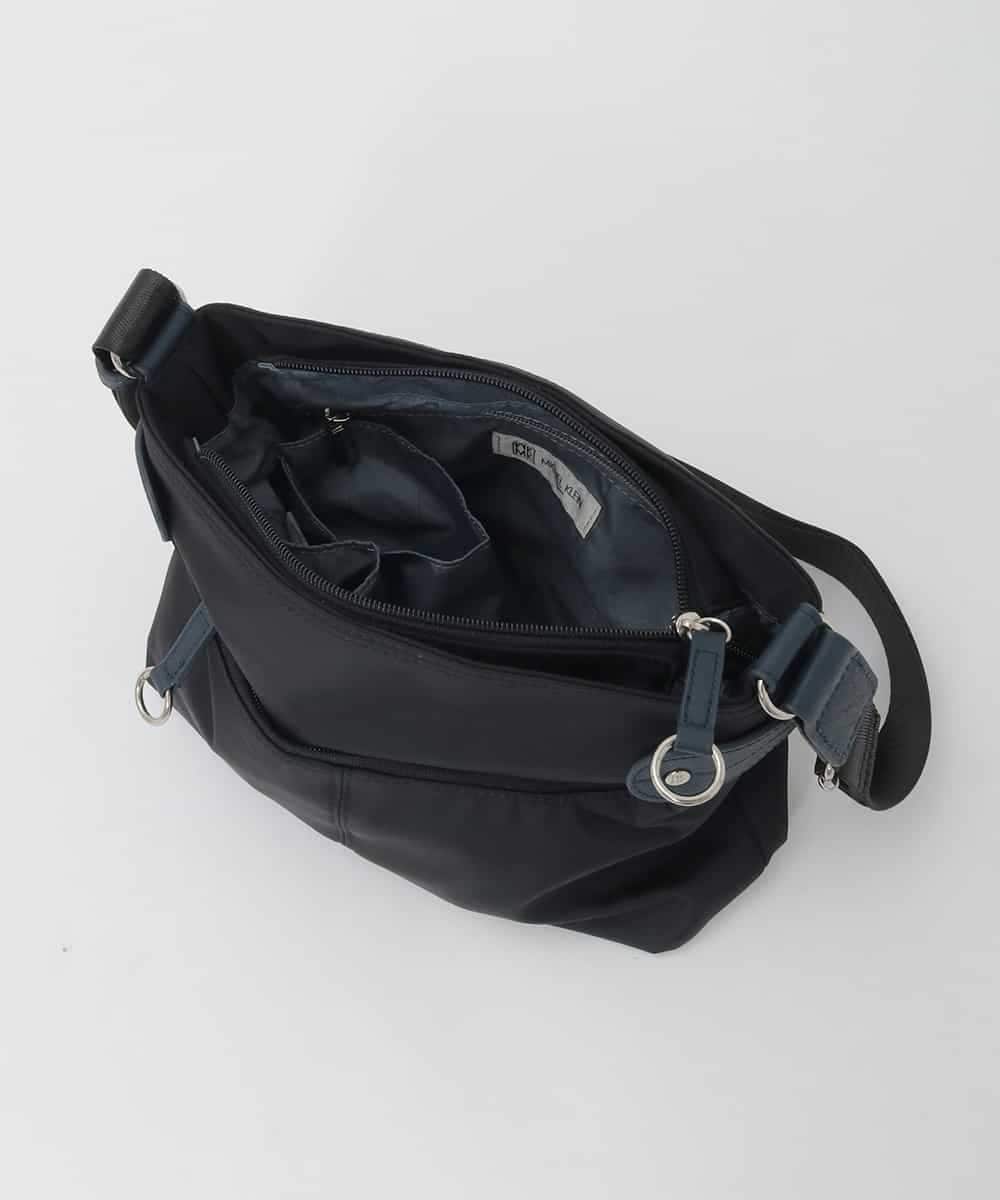 BKRAG91140 MK MICHEL KLEIN BAG(MK ミッシェルクラン バッグ) 【撥水/軽量】アクセントレザーコンパクトショルダーバッグ グリーン
