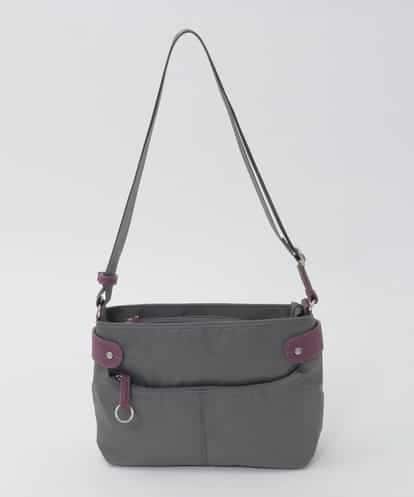BKRAG91140 MK MICHEL KLEIN BAG 【撥水/軽量】アクセントレザーコンパクトショルダーバッグ