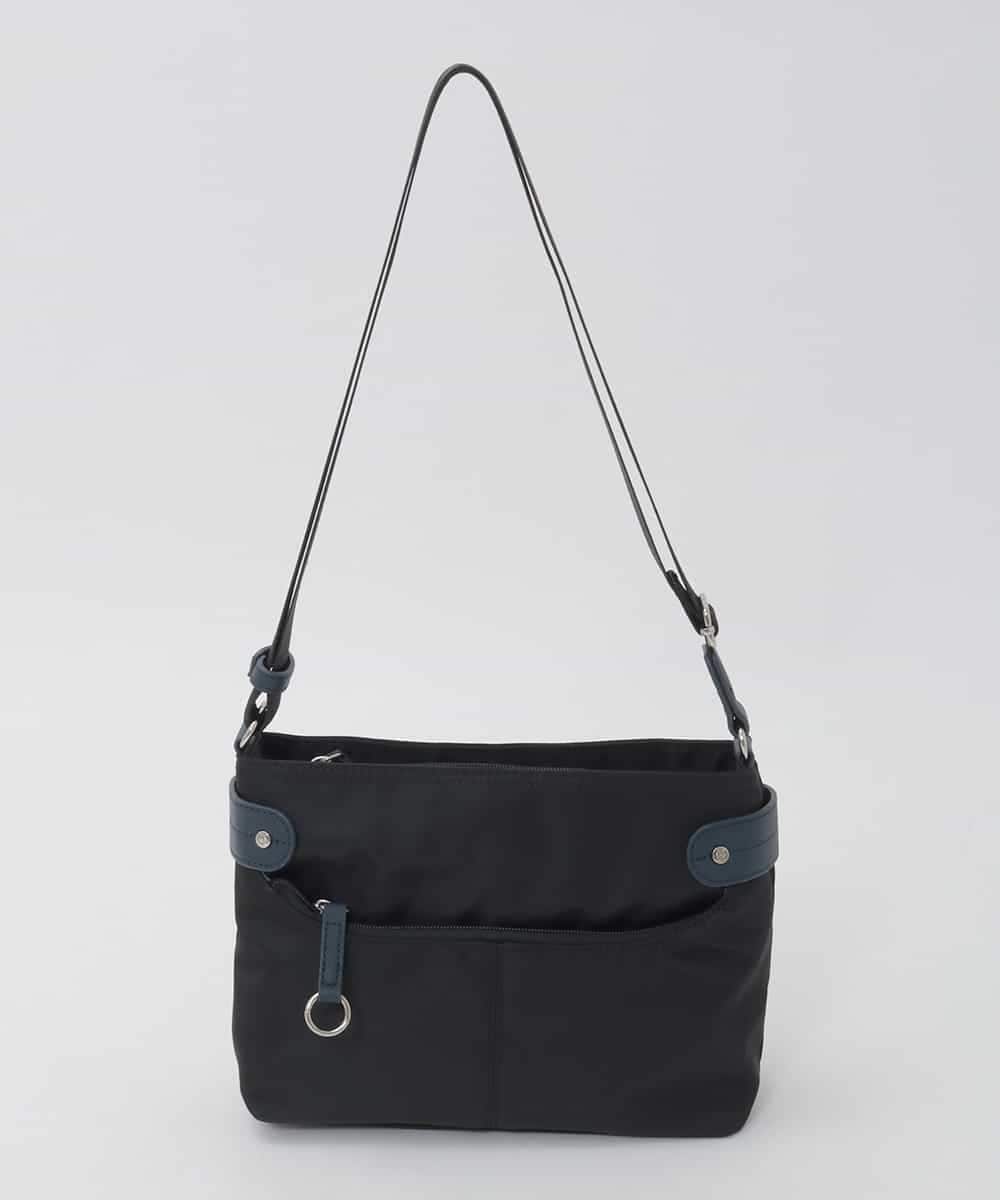 BKRAG91140 MK MICHEL KLEIN BAG(MK ミッシェルクラン バッグ) 【撥水/軽量】アクセントレザーコンパクトショルダーバッグ ホワイト