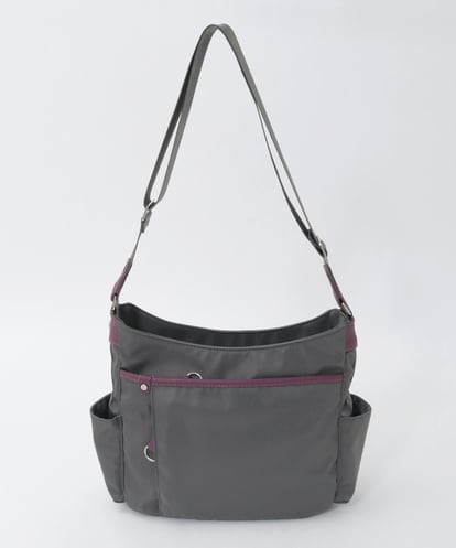 BKRAG94160 MK MICHEL KLEIN BAG [撥水/軽量]アクセントレザーショルダーバッグ