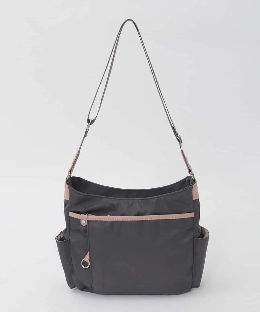 BKRAG94160 MK MICHEL KLEIN BAG(MK ミッシェルクラン バッグ) 【撥水】アクセントレザーショルダーバッグ パープル