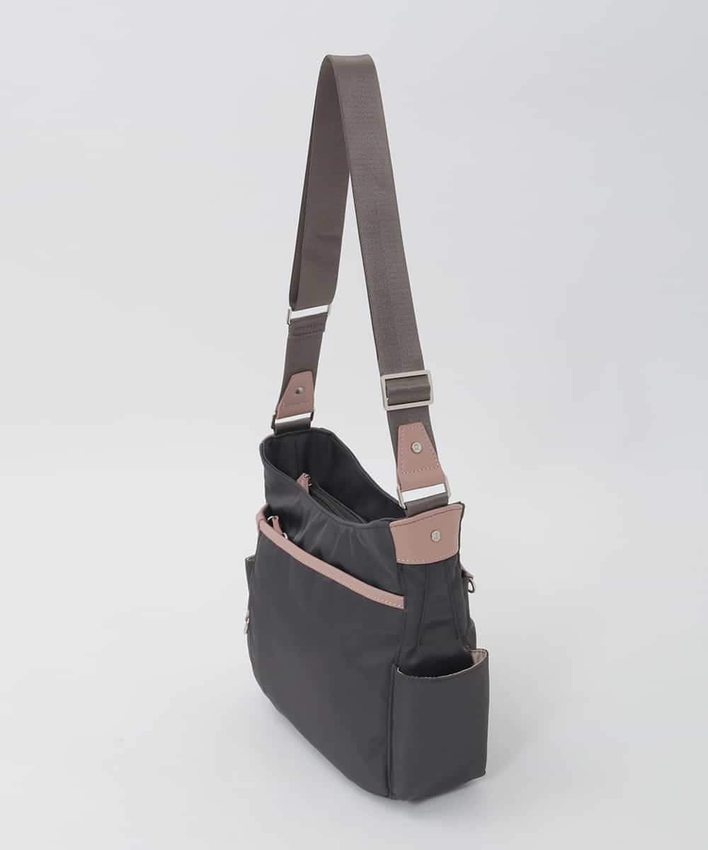 BKRAG94160 MK MICHEL KLEIN BAG(MK ミッシェルクラン バッグ) 【撥水】アクセントレザーショルダーバッグ パープル