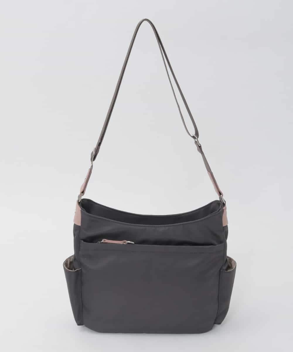 BKRAG94160 MK MICHEL KLEIN BAG(MK ミッシェルクラン バッグ) 【撥水】アクセントレザーショルダーバッグ パープル