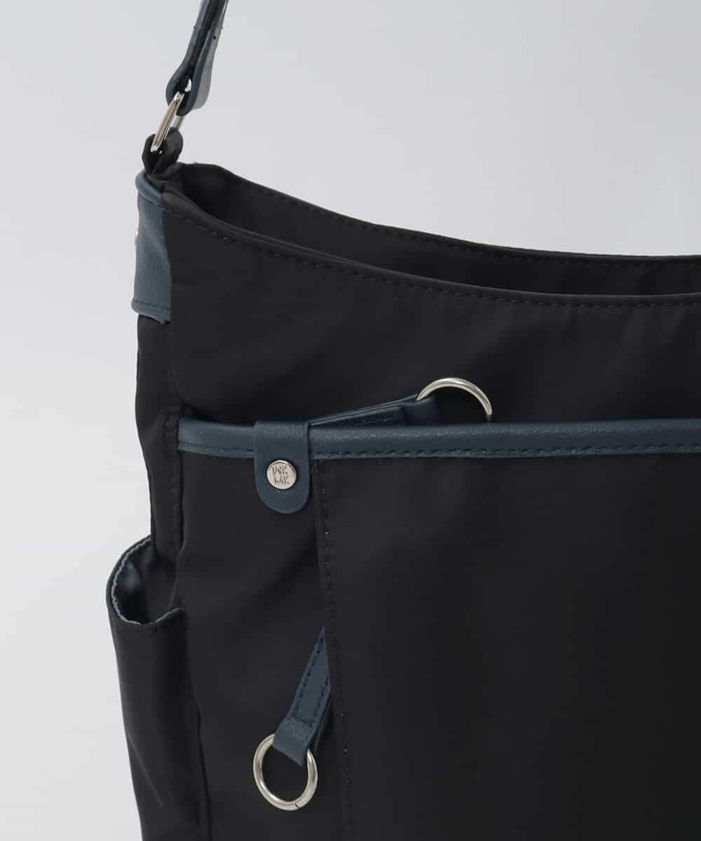 BKRAG94160 MK MICHEL KLEIN BAG(MK ミッシェルクラン バッグ) 【撥水】アクセントレザーショルダーバッグ パープル