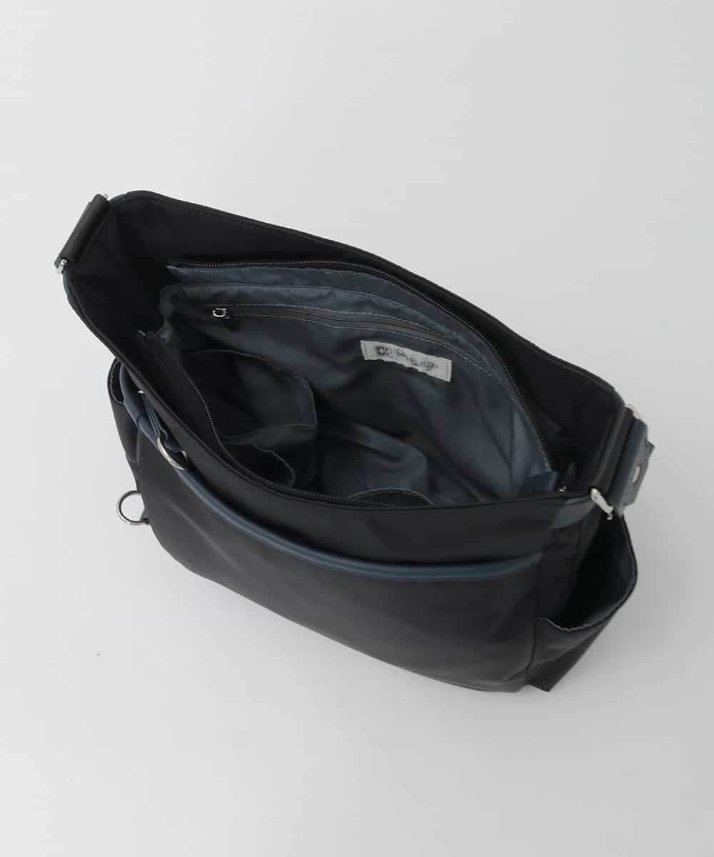 BKRAG94160 MK MICHEL KLEIN BAG(MK ミッシェルクラン バッグ) 【撥水】アクセントレザーショルダーバッグ パープル
