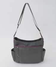 BKRAG94160 MK MICHEL KLEIN BAG(MK ミッシェルクラン バッグ) 【撥水】アクセントレザーショルダーバッグ グレー