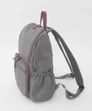 BKRAG96170 MK MICHEL KLEIN BAG(MK ミッシェルクラン バッグ) [撥水/A4収納可]多機能ポケットパイピングデザインリュック グレー