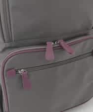 BKRAG96170 MK MICHEL KLEIN BAG(MK ミッシェルクラン バッグ) [撥水/A4収納可]多機能ポケットパイピングデザインリュック グレー