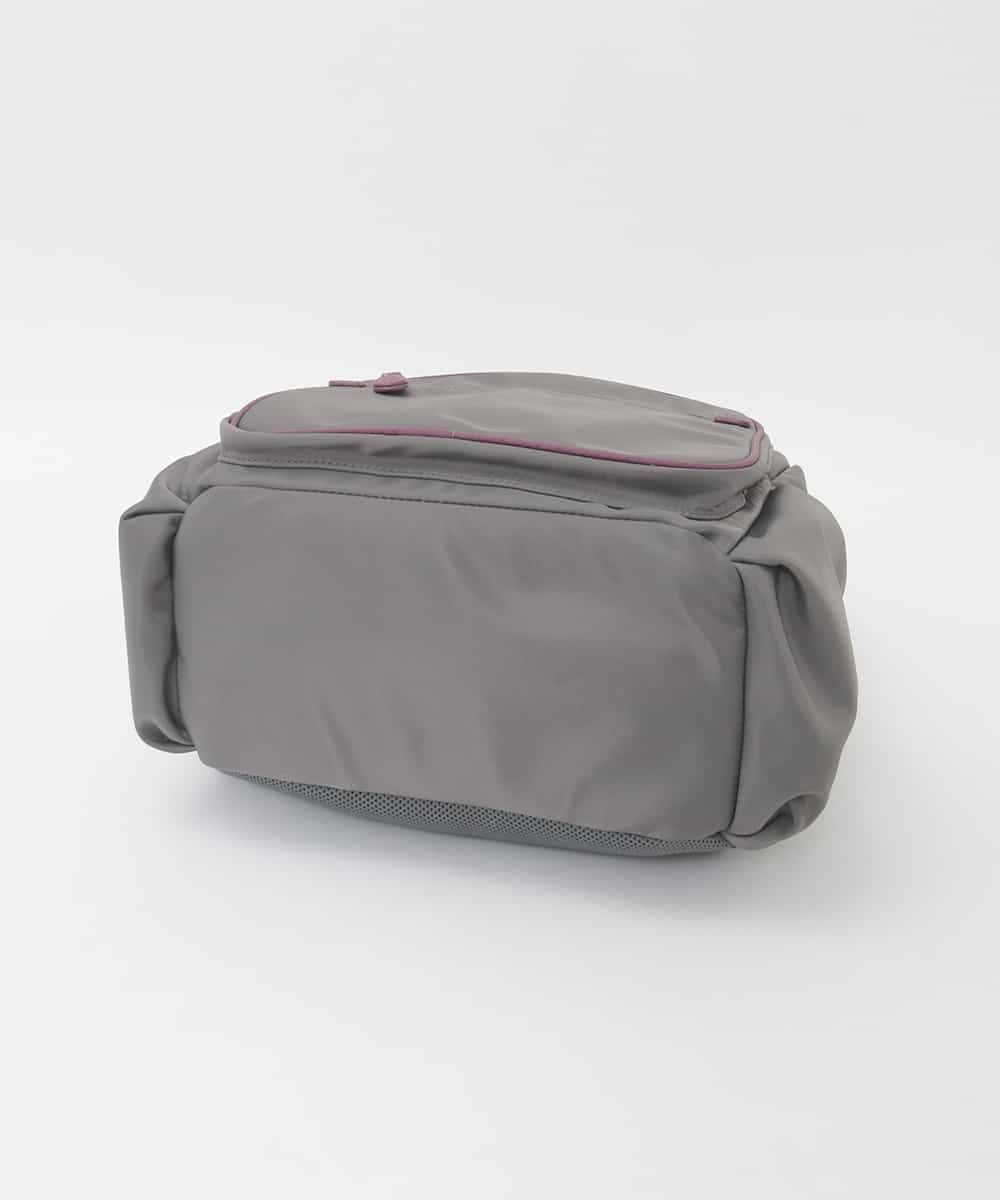 BKRAG96170 MK MICHEL KLEIN BAG(MK ミッシェルクラン バッグ) [撥水/A4収納可]多機能ポケットパイピングデザインリュック グレー