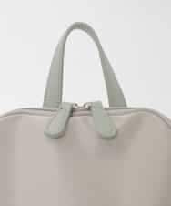 BKRAG96170 MK MICHEL KLEIN BAG(MK ミッシェルクラン バッグ) [撥水/A4収納可]多機能ポケットパイピングデザインリュック グレー