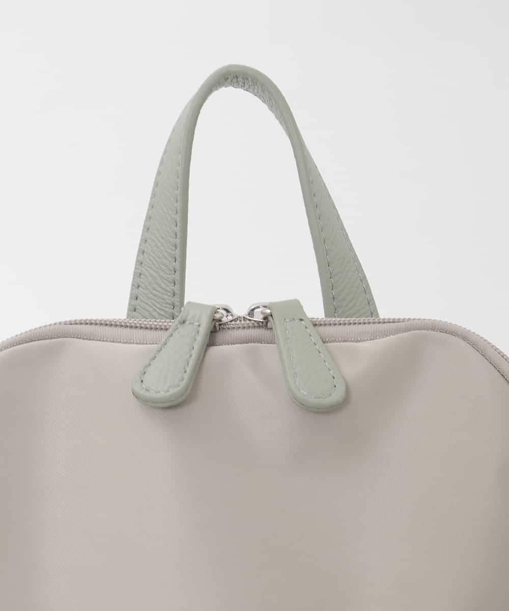 BKRAG96170 MK MICHEL KLEIN BAG(MK ミッシェルクラン バッグ) [撥水/A4収納可]多機能ポケットパイピングデザインリュック グレー