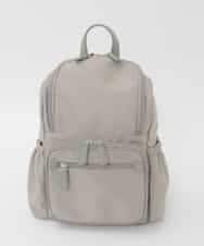 BKRAG97160 MK MICHEL KLEIN BAG(MK ミッシェルクラン バッグ) [撥水/500g以下]多機能ポケットパイピングデザインコンパクトリュック グリーン
