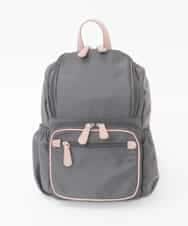 BKRAG97160 MK MICHEL KLEIN BAG(MK ミッシェルクラン バッグ) [撥水/500g以下]多機能ポケットパイピングデザインコンパクトリュック パープル