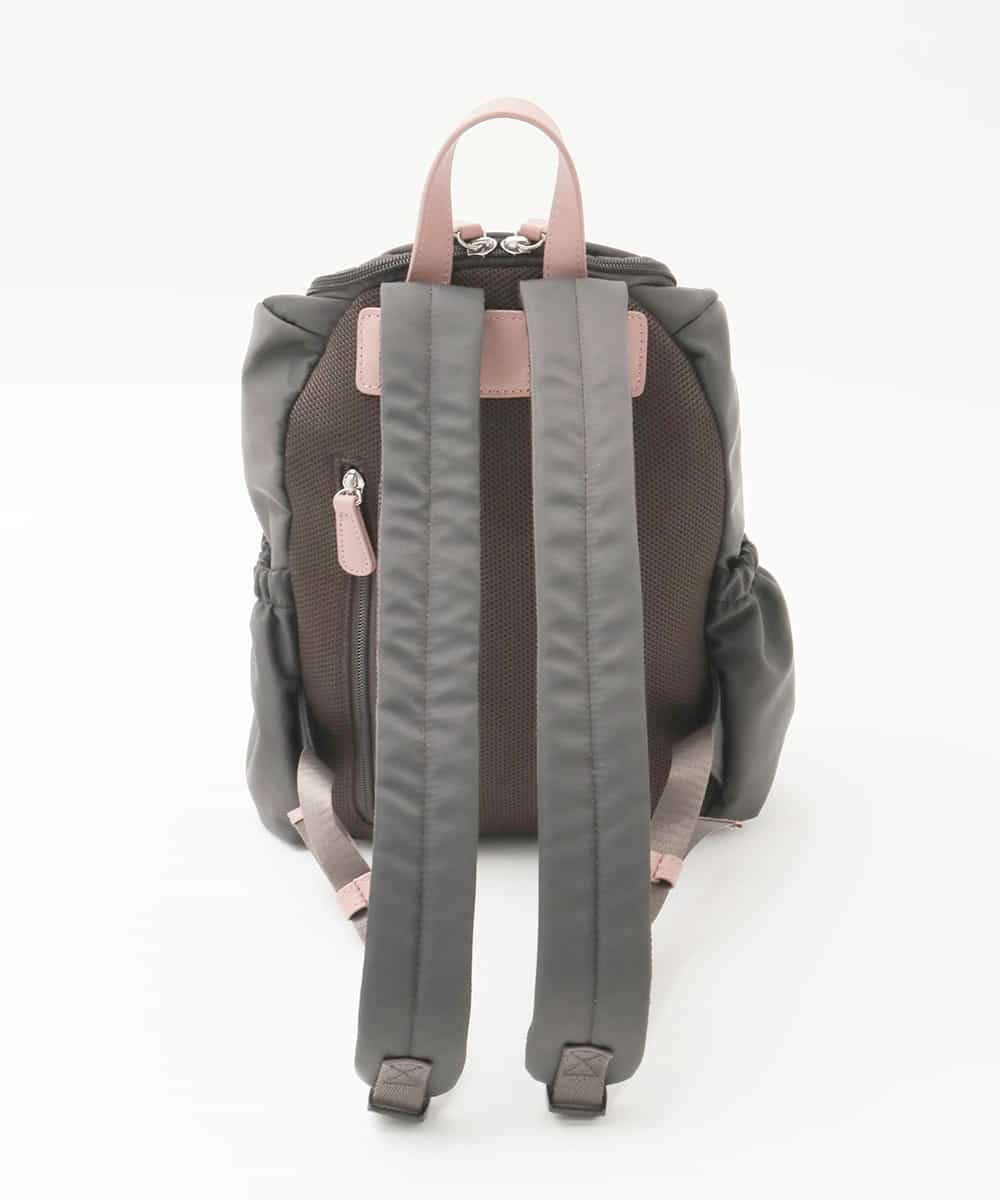 BKRAG97160 MK MICHEL KLEIN BAG(MK ミッシェルクラン バッグ) [撥水/500g以下]多機能ポケットパイピングデザインコンパクトリュック パープル