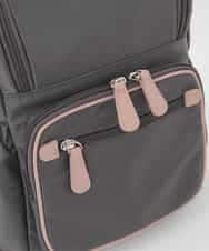 BKRAG97160 MK MICHEL KLEIN BAG(MK ミッシェルクラン バッグ) [撥水/500g以下]多機能ポケットパイピングデザインコンパクトリュック パープル