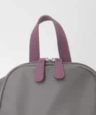 BKRAG97160 MK MICHEL KLEIN BAG(MK ミッシェルクラン バッグ) [撥水/500g以下]多機能ポケットパイピングデザインコンパクトリュック パープル