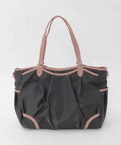 BKRAG98220 MK MICHEL KLEIN BAG [2WAY/撥水/A4収納可]レザージョイントタックデザイントートバッグ