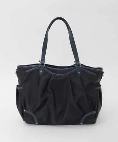 BKRAG98220 MK MICHEL KLEIN BAG [2WAY/撥水/A4収納可]レザージョイントタックデザイントートバッグ