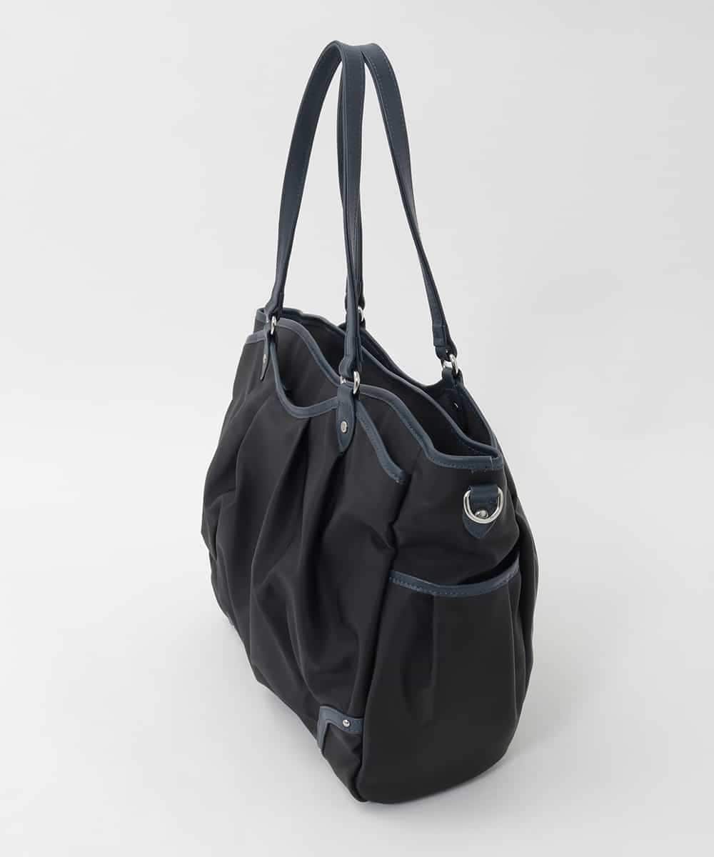 BKRAG98220 MK MICHEL KLEIN BAG(MK ミッシェルクラン バッグ) [2WAY/撥水/A4収納可]レザージョイントタックデザイントートバッグ ホワイト